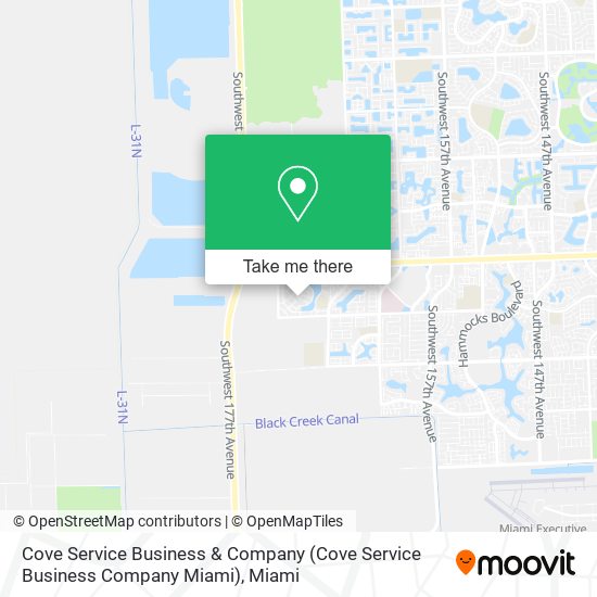 Mapa de Cove Service Business & Company