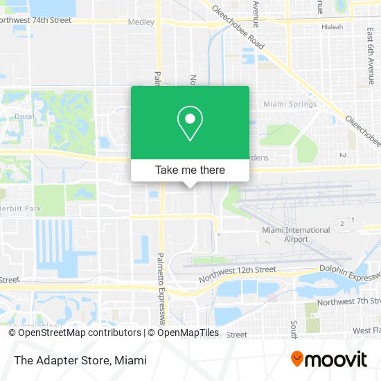 Mapa de The Adapter Store