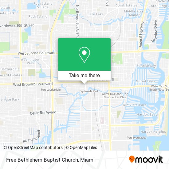 Free Bethlehem Baptist Church map