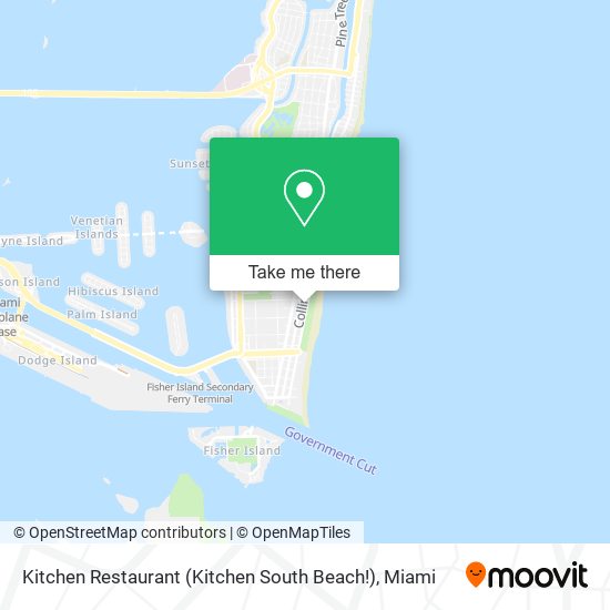 Kitchen Restaurant (Kitchen South Beach!) map