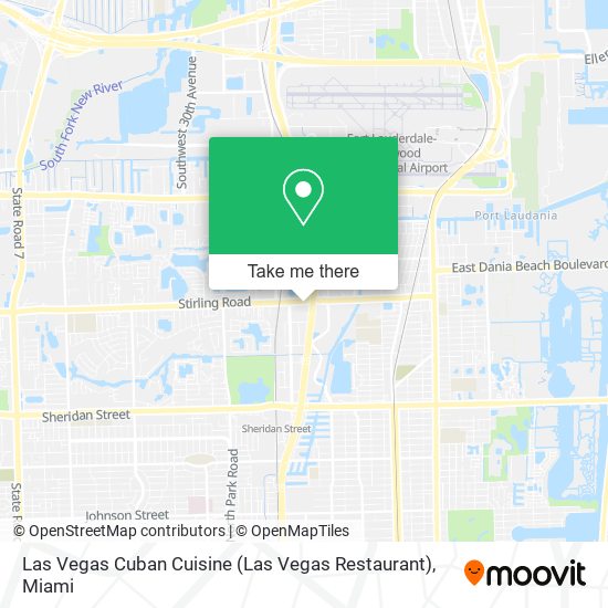 Mapa de Las Vegas Cuban Cuisine (Las Vegas Restaurant)