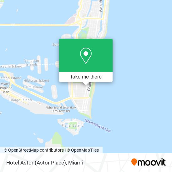 Hotel Astor (Astor Place) map