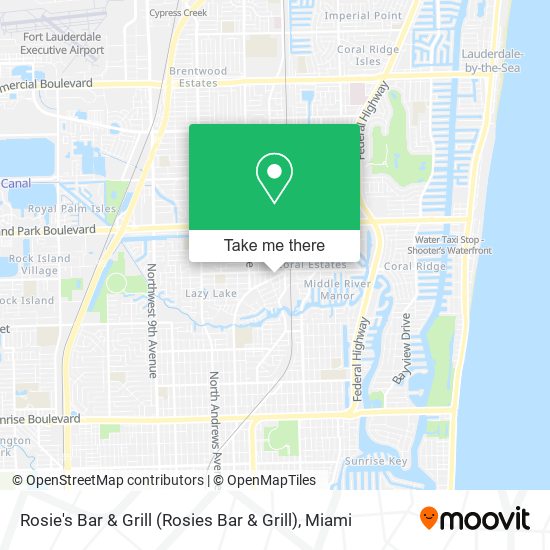 Mapa de Rosie's Bar & Grill (Rosies Bar & Grill)