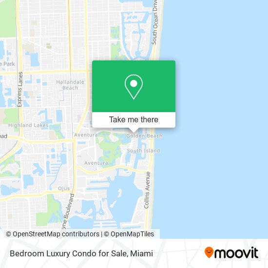 Bedroom Luxury Condo for Sale map