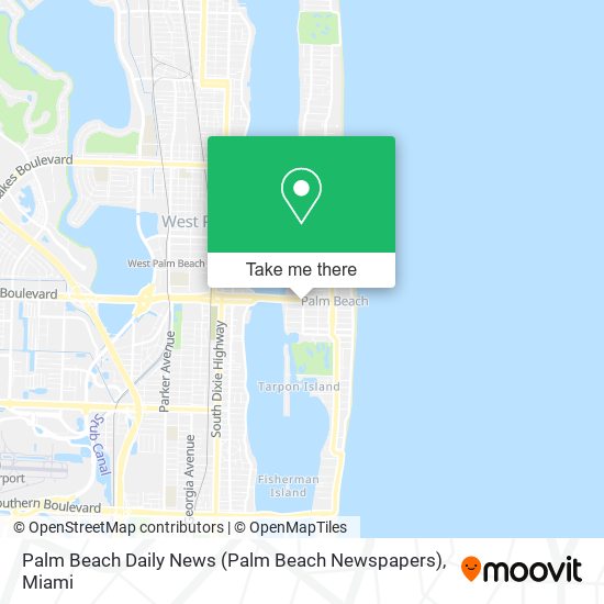 Palm Beach Daily News (Palm Beach Newspapers) map