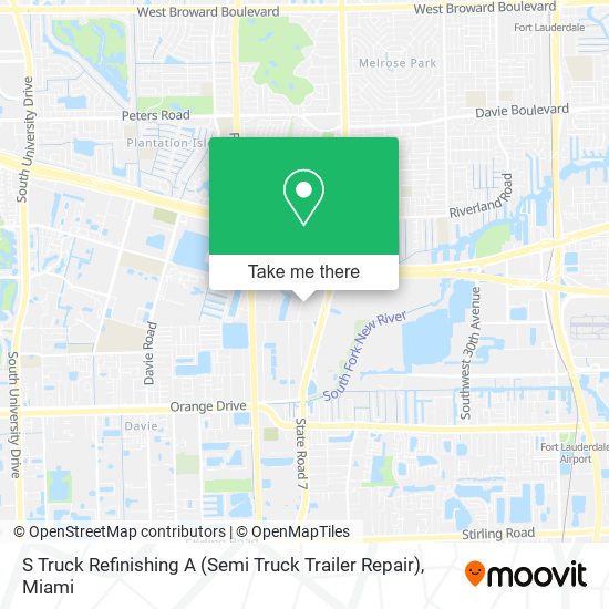 Mapa de S Truck Refinishing A (Semi Truck Trailer Repair)