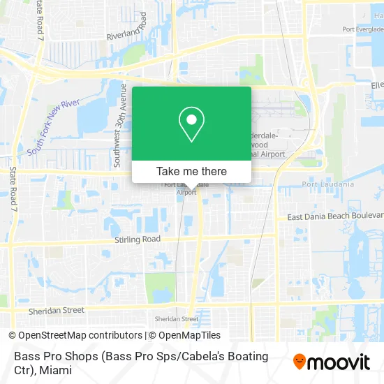 Mapa de Bass Pro Shops (Bass Pro Sps / Cabela's Boating Ctr)