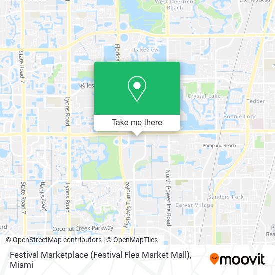 Festival Marketplace (Festival Flea Market Mall) map