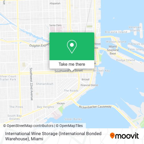 Mapa de International Wine Storage (International Bonded Warehouse)