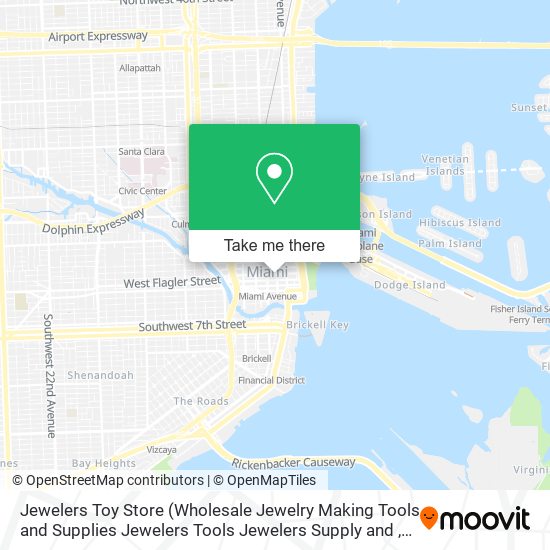 Jewelers Toy Store map