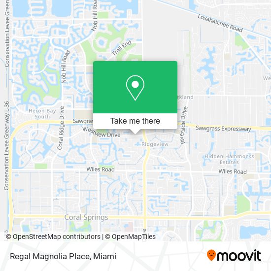 Regal Magnolia Place map