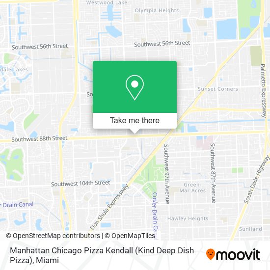 Mapa de Manhattan Chicago Pizza Kendall (Kind Deep Dish Pizza)