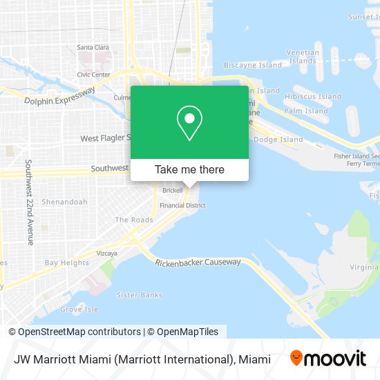 JW Marriott Miami (Marriott International) map