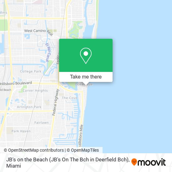 JB's on the Beach (JB's On The Bch in Deerfield Bch) map