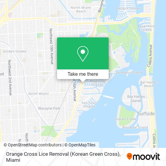 Orange Cross Lice Removal (Korean Green Cross) map