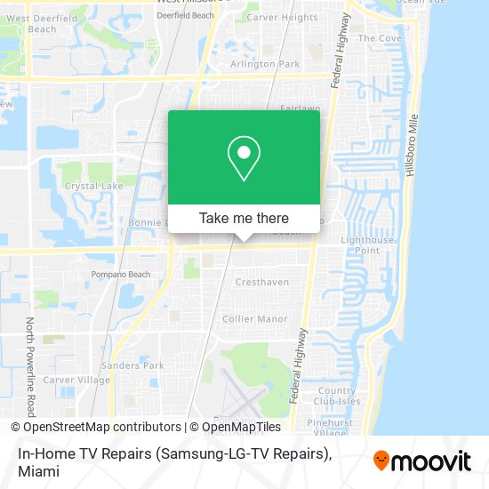 Mapa de In-Home TV Repairs (Samsung-LG-TV Repairs)