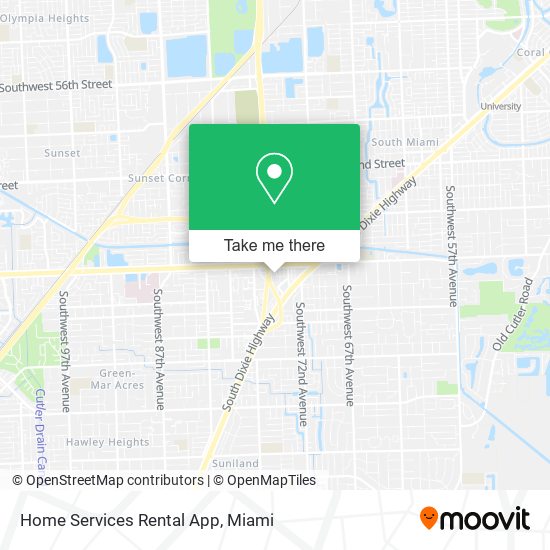 Home Services Rental App map