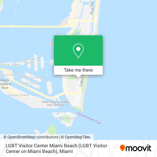 LGBT Visitor Center Miami Beach map