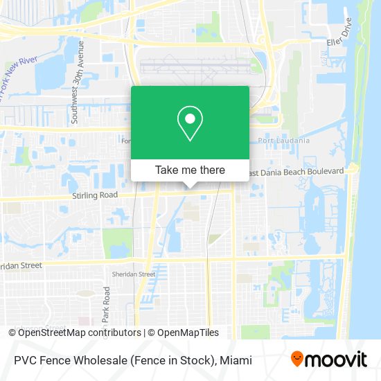 Mapa de PVC Fence Wholesale (Fence in Stock)