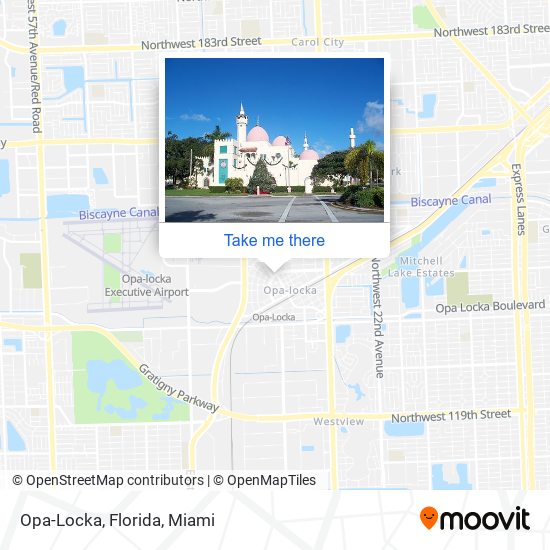 Mapa de Opa-Locka, Florida