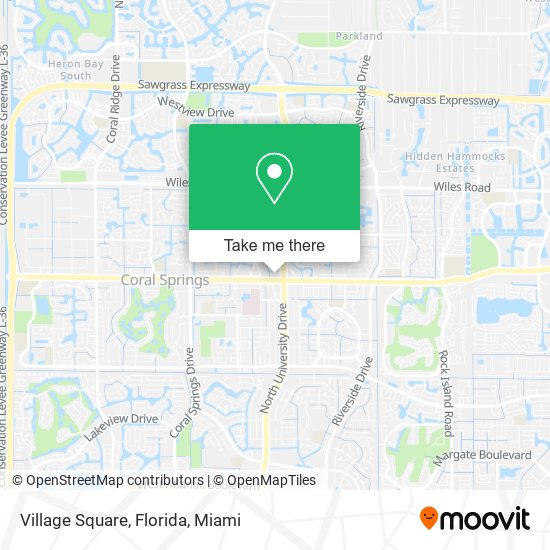 Mapa de Village Square, Florida