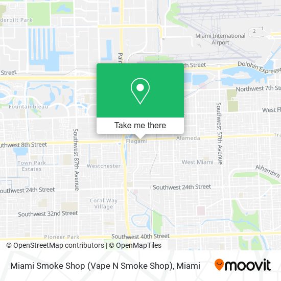 Mapa de Miami Smoke Shop (Vape N Smoke Shop)