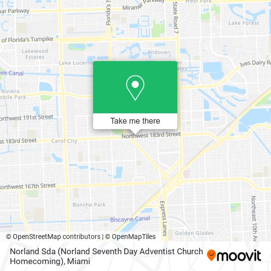 Mapa de Norland Sda (Norland Seventh Day Adventist Church Homecoming)
