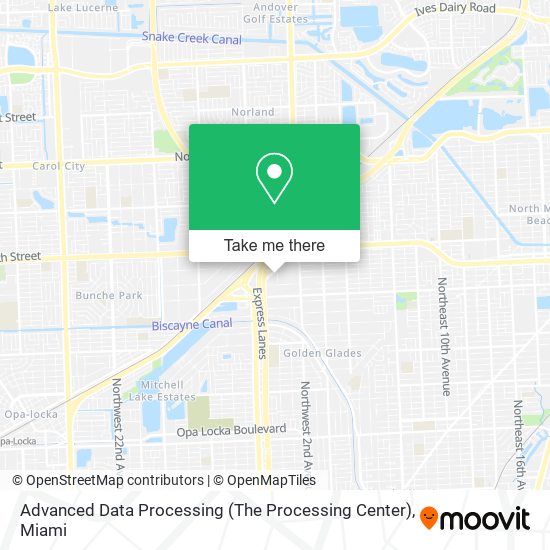 Mapa de Advanced Data Processing (The Processing Center)