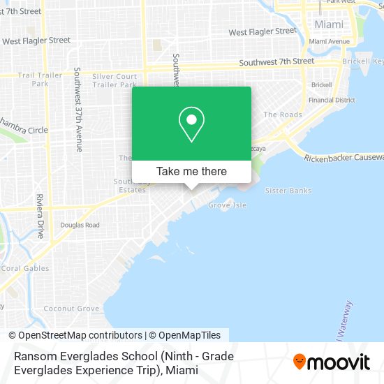Ransom Everglades School (Ninth - Grade Everglades Experience Trip) map