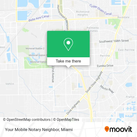 Your Mobile Notary Neighbor map