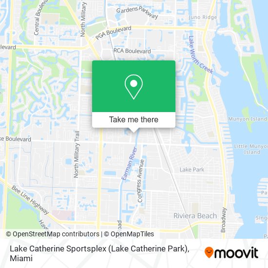 Mapa de Lake Catherine Sportsplex (Lake Catherine Park)