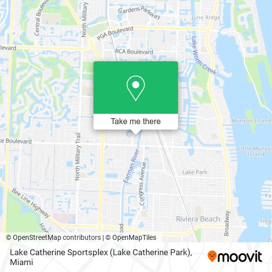 Lake Catherine Sportsplex (Lake Catherine Park) map