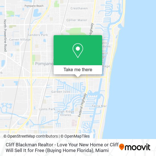 Mapa de Cliff Blackman Realtor - Love Your New Home or Cliff Will Sell It for Free (Buying Home Florida)