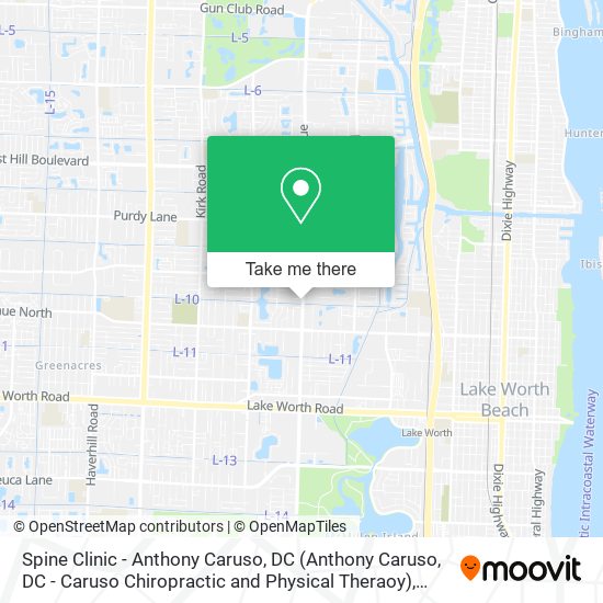 Spine Clinic - Anthony Caruso, DC (Anthony Caruso, DC - Caruso Chiropractic and Physical Theraoy) map