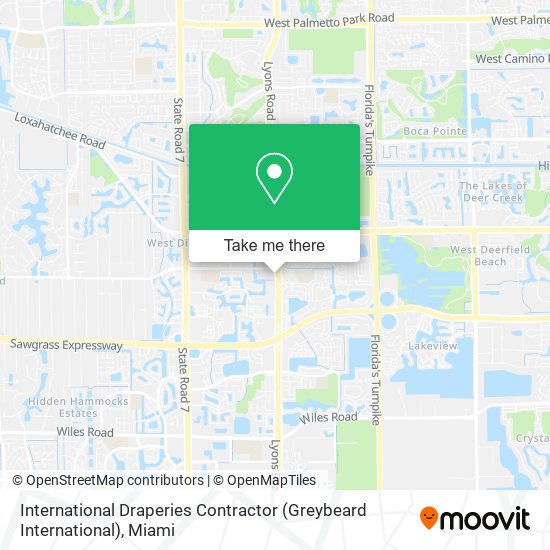 Mapa de International Draperies Contractor (Greybeard International)
