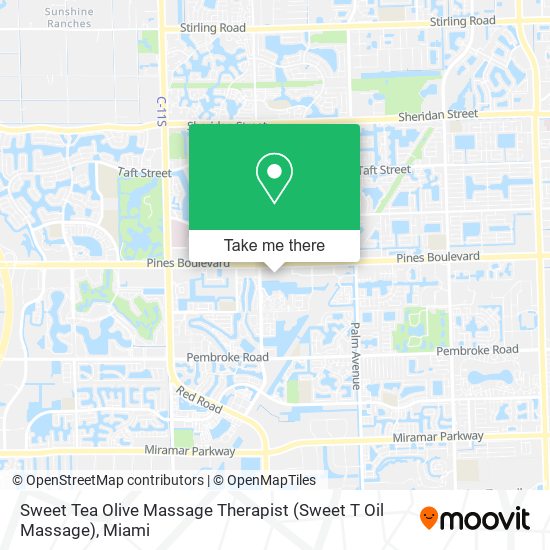 Mapa de Sweet Tea Olive Massage Therapist (Sweet T Oil Massage)