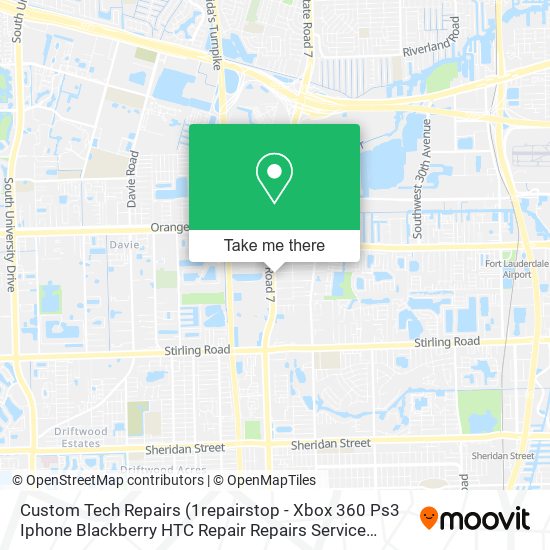 Custom Tech Repairs map