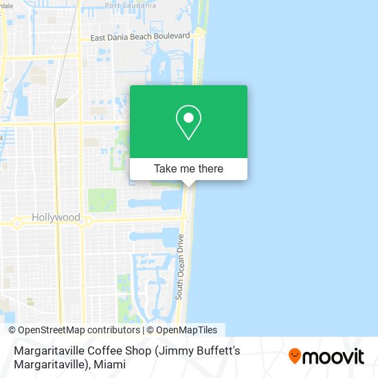 Mapa de Margaritaville Coffee Shop (Jimmy Buffett's Margaritaville)