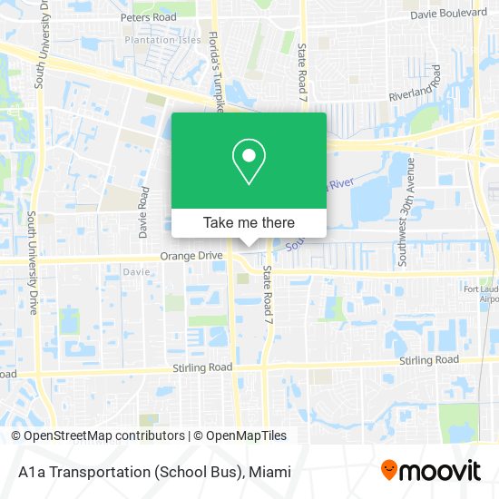 A1a Transportation (School Bus) map