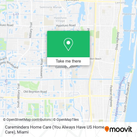 Careminders Home Care (You Always Have US Home Care) map