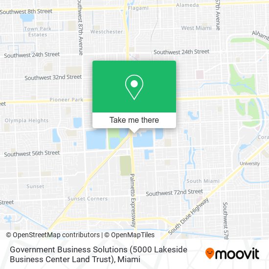 Mapa de Government Business Solutions (5000 Lakeside Business Center Land Trust)