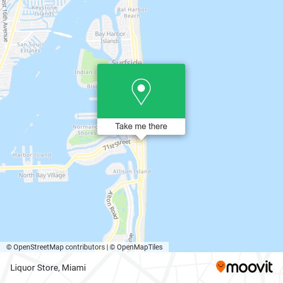 Liquor Store map