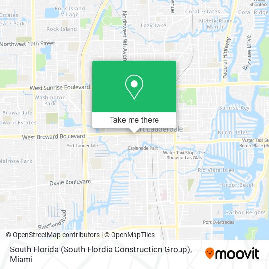 Mapa de South Florida (South Flordia Construction Group)