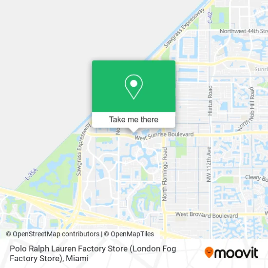 Polo Ralph Lauren Factory Store (London Fog Factory Store) map