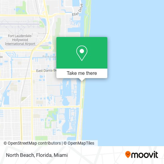 North Beach, Florida map