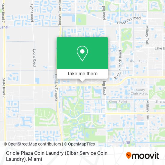 Oriole Plaza Coin Laundry (Elbar Service Coin Laundry) map