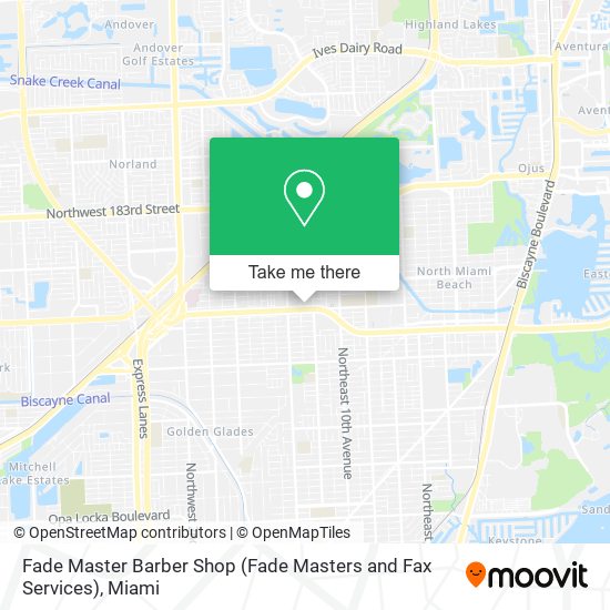 Mapa de Fade Master Barber Shop (Fade Masters and Fax Services)