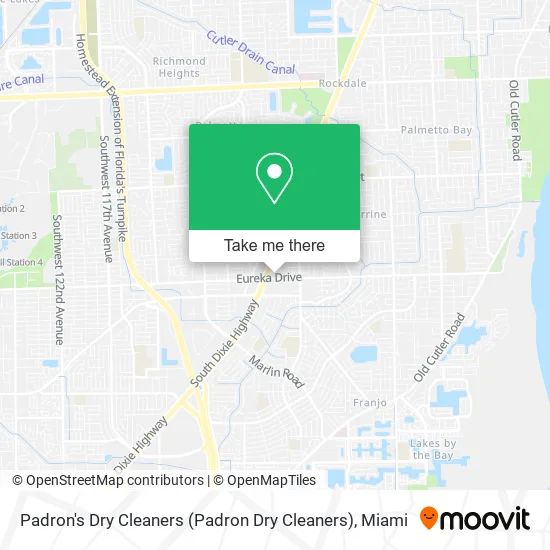 Padron's Dry Cleaners map