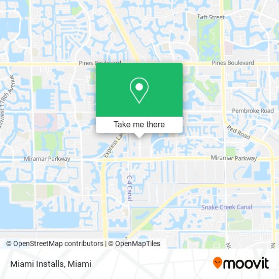Mapa de Miami Installs