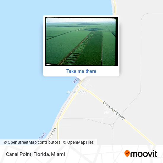Canal Point, Florida map